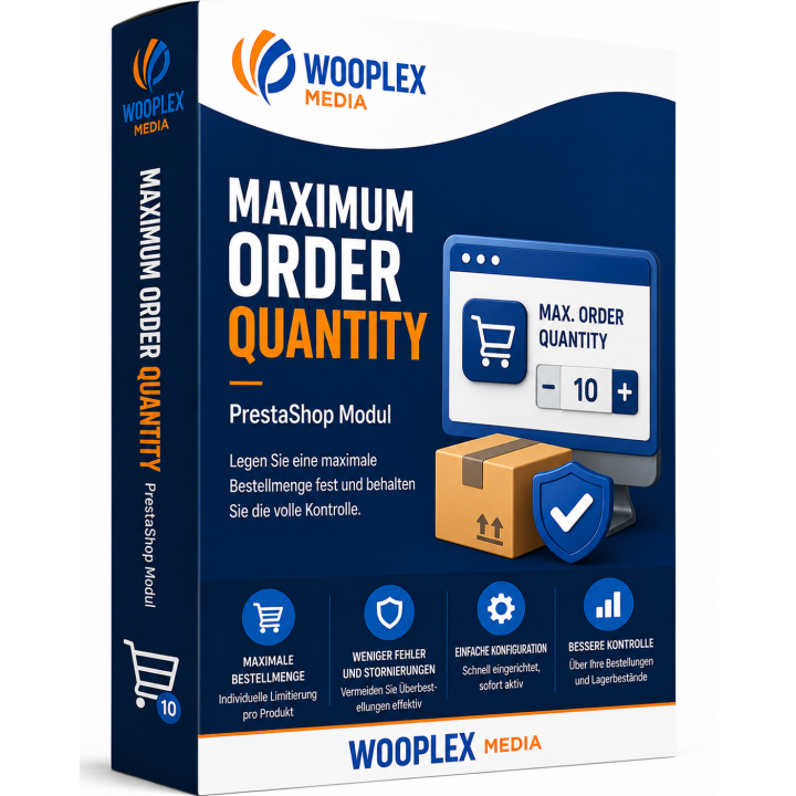 Maximum Order Quantity – Maximale Bestellmenge für PrestaShop