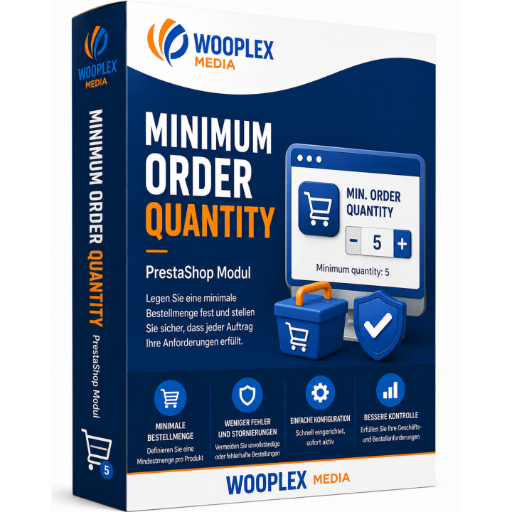 Minimum Order Quantity – Mindestbestellmenge für PrestaShop