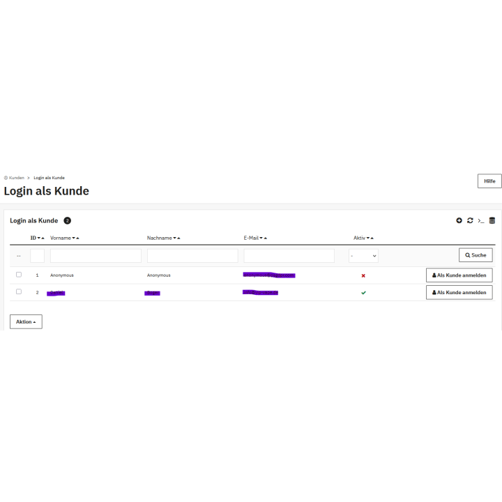 Login as Customer – Admin Kundenlogin für PrestaShop 8 & 9