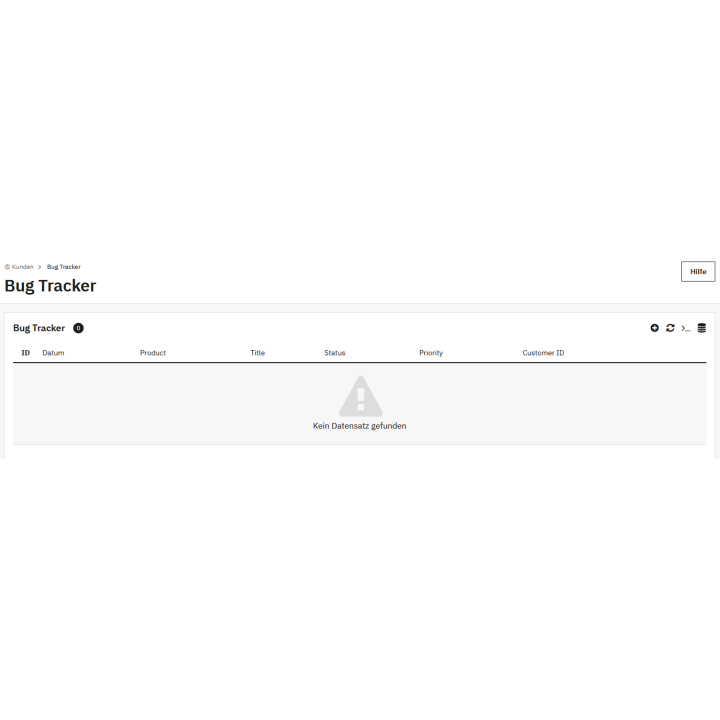 Bug Tracker Ticketverwaltung für PrestaShop