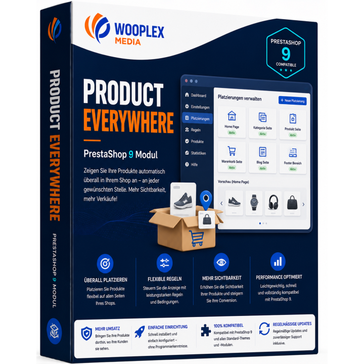 Product Everywhere – Produkte flexibel anzeigen in PrestaShop