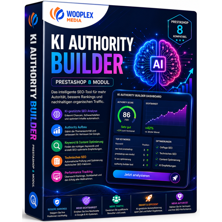 KI Authority Builder – SEO Content Modul für PrestaShop 8
