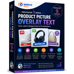 Product Picture Overlay für PrestaShop 9 – Produkte mit Texten und Bildern hervorheben