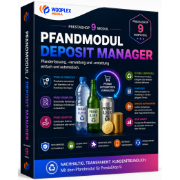 Pfand / Deposit Manager – Pfand Modul für PrestaShop