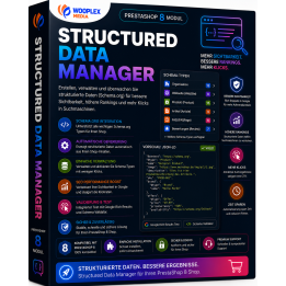 WM Structured Data Manager für PrestaShop 8 – kostenloses Schema SEO Modul
