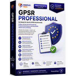 GPSR-Modul für PrestaShop 9 – Produktsicherheitsverordnung einfach umsetzen