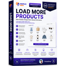 Weitere Artikel laden – kostenloses PrestaShop-9-Modul