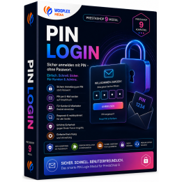 Login mit PIN für PrestaShop 9 – Kundenlogin ohne Passwort