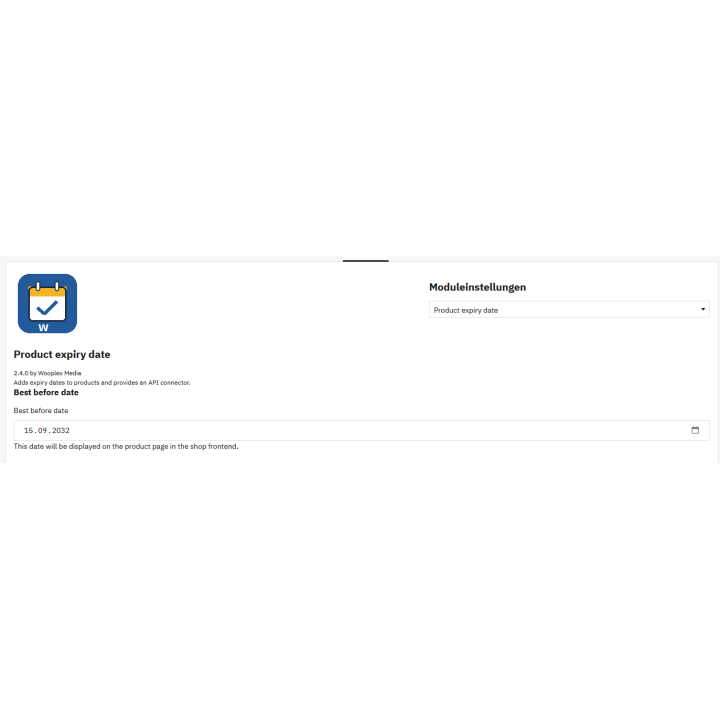Product Expiry Date – Mindesthaltbarkeitsdaten für PrestaShop