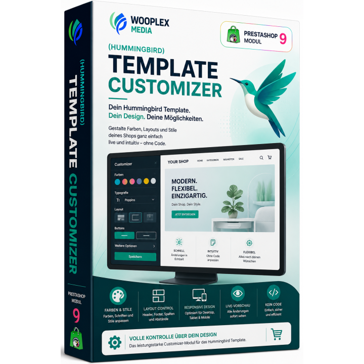 WM Hummingbird Customizer für PrestaShop