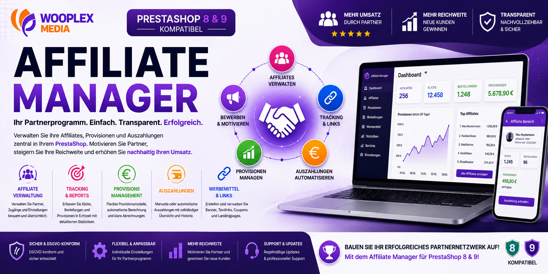 Eigenes Affiliate-Programm für PrestaShop 8 und 9