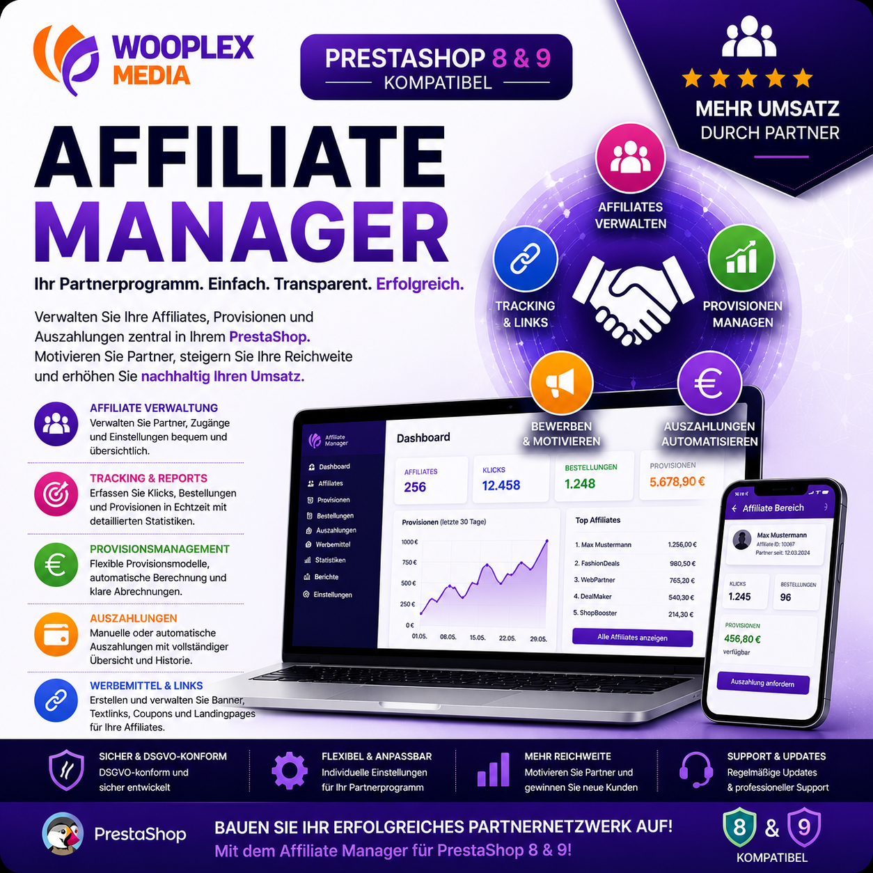 Eigenes Affiliate-Programm für PrestaShop 8 und 9