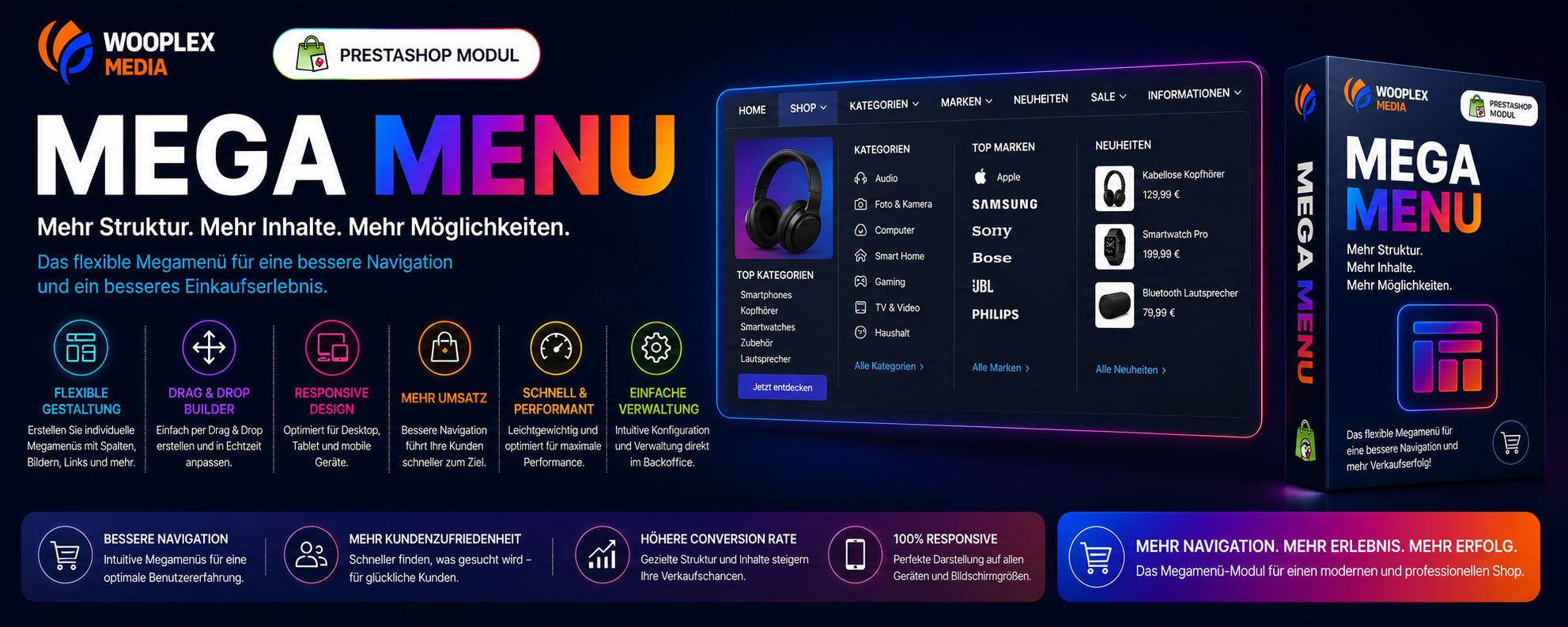 Warum ein modernes Mega Menu für PrestaShop 9 so wichtig ist