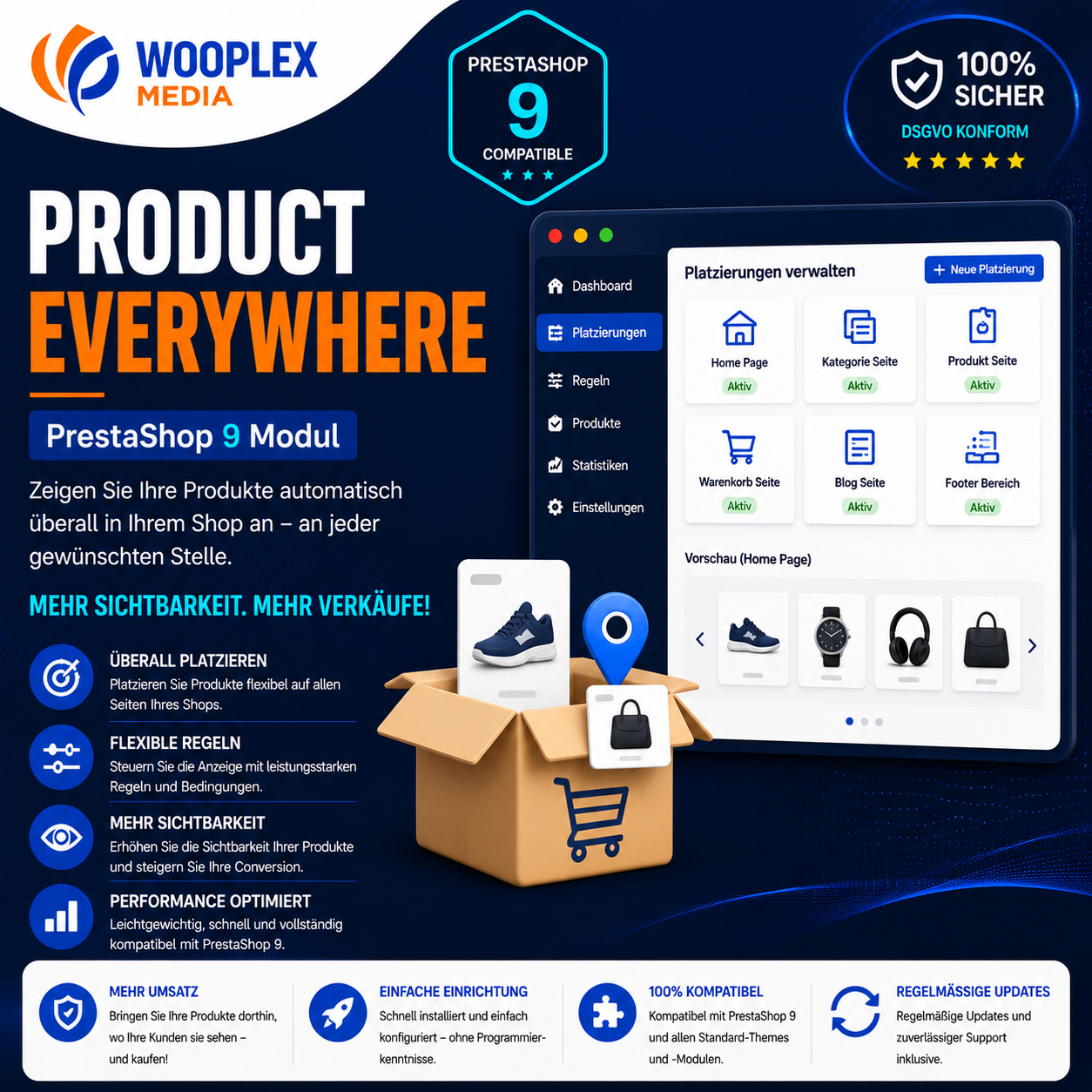 Product Everywhere für PrestaShop 9 – Produkte auf jeder Website präsentieren