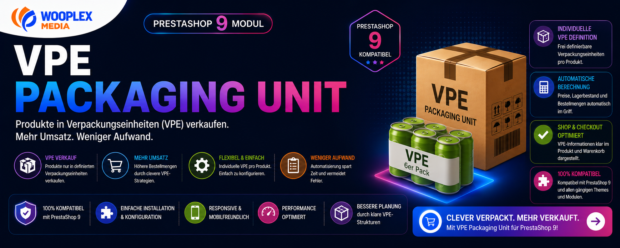 Verkauf in Verpackungseinheiten mit PrestaShop: So vermeiden Sie ungültige Bestellmengen